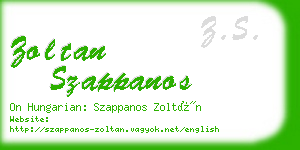 zoltan szappanos business card